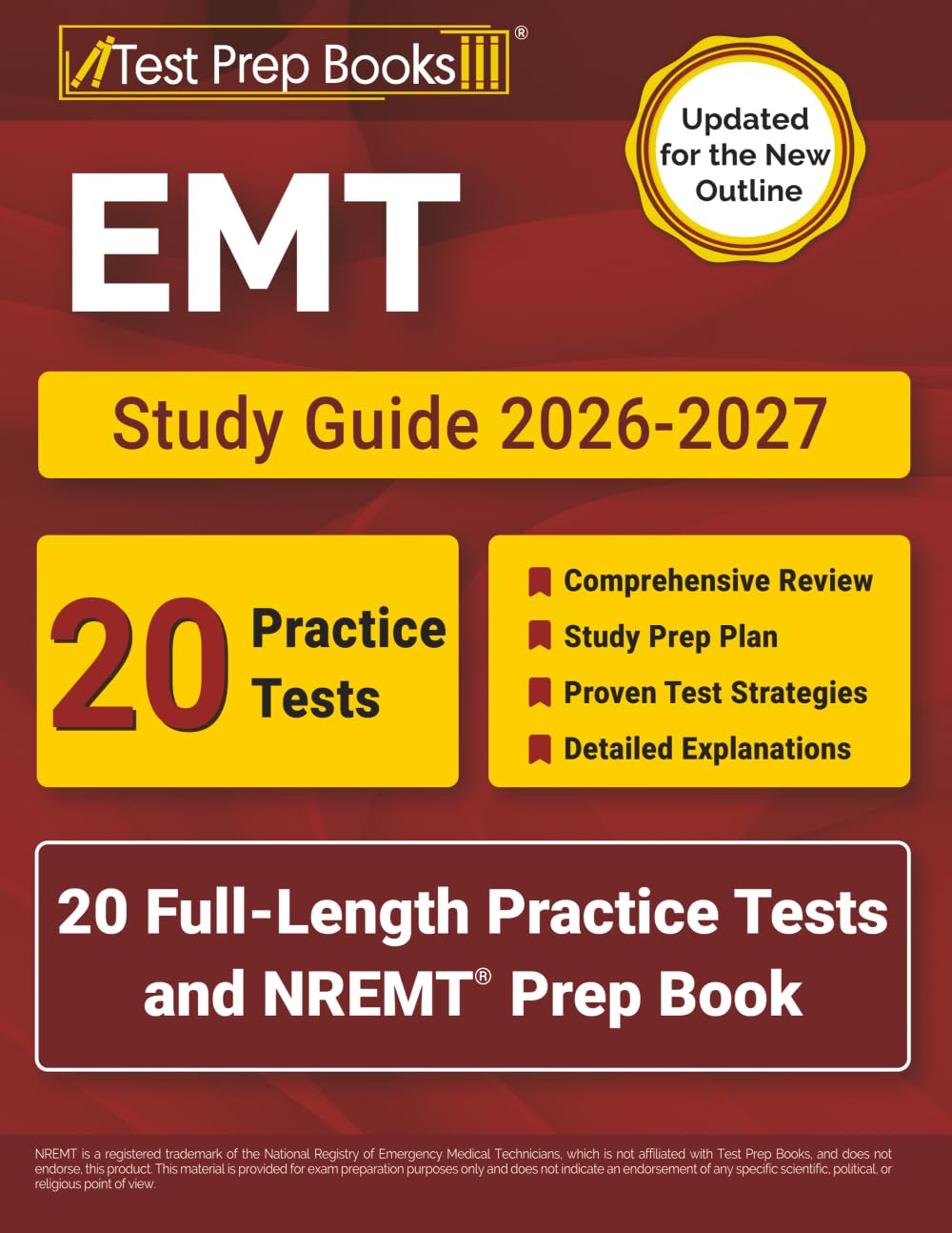 EMT Study Guide 2026–2027 cover